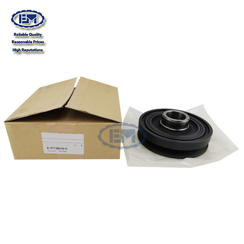 8-94100454-1 Excavator Pulley Crankshaft SK120-3 SK100-3 4BD1 4BG1 8-97138018-0 8-94449366-2